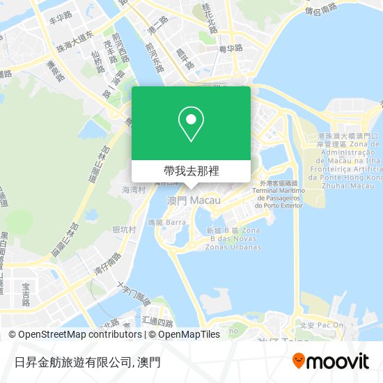 日昇金舫旅遊有限公司地圖