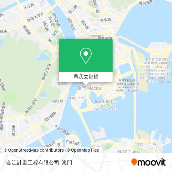 金江計畫工程有限公司地圖