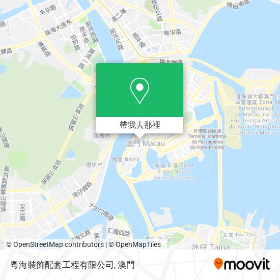 粵海裝飾配套工程有限公司地圖