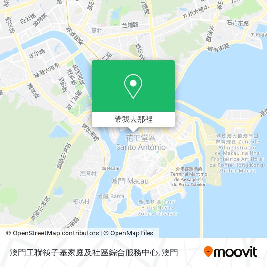 澳門工聯筷子基家庭及社區綜合服務中心地圖