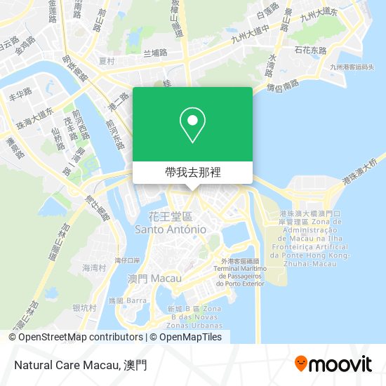 Natural Care Macau地圖