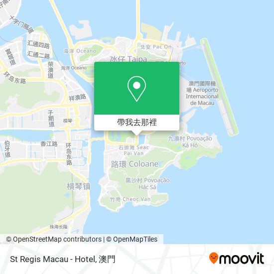 St Regis Macau - Hotel地圖