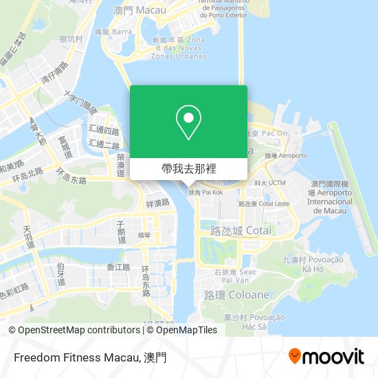 Freedom Fitness Macau地圖