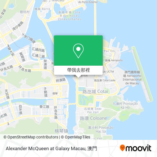 Alexander McQueen at Galaxy Macau地圖