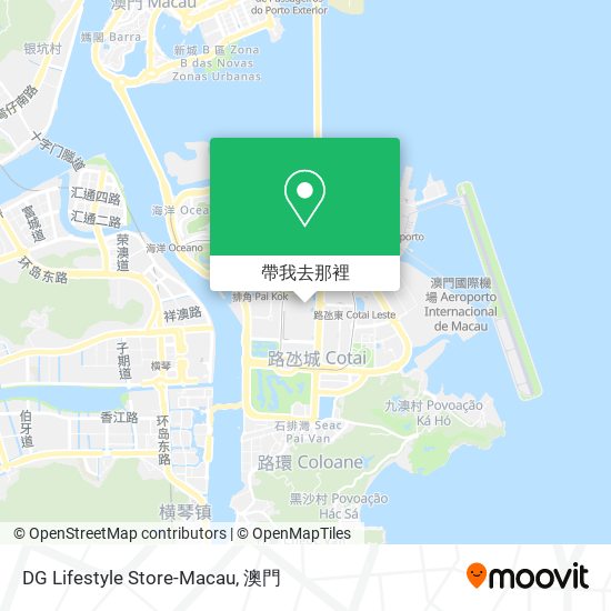DG Lifestyle Store-Macau地圖
