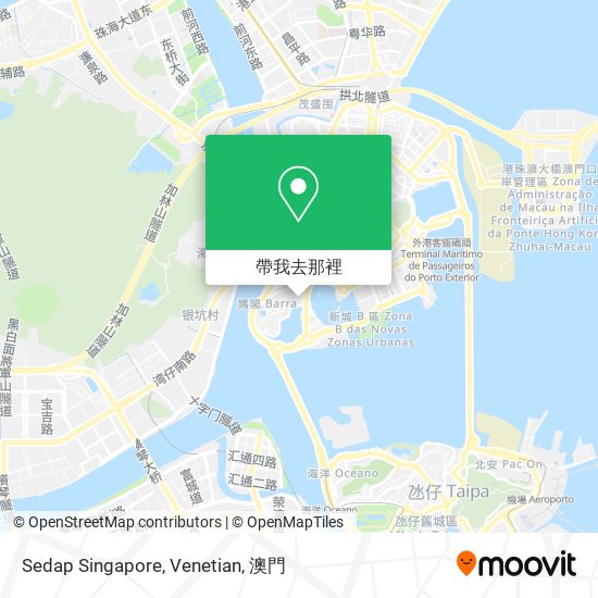 Sedap Singapore, Venetian地圖