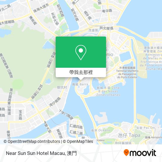 Near Sun Sun Hotel Macau地圖
