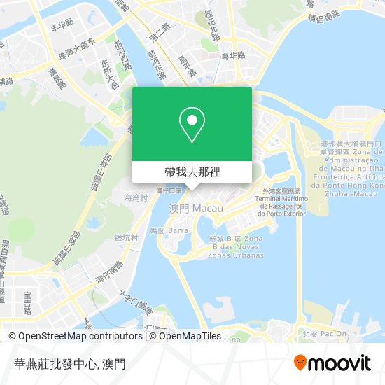 華燕莊批發中心地圖