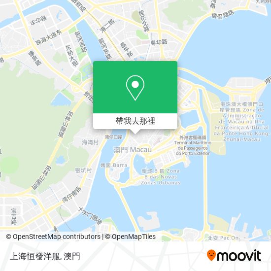 上海恒發洋服地圖
