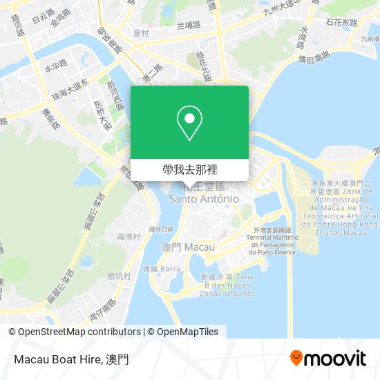 Macau Boat Hire地圖