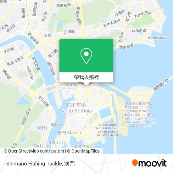 Shimano Fishing Tackle地圖