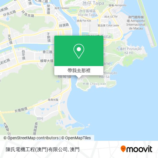 陳氏電機工程(澳門)有限公司地圖