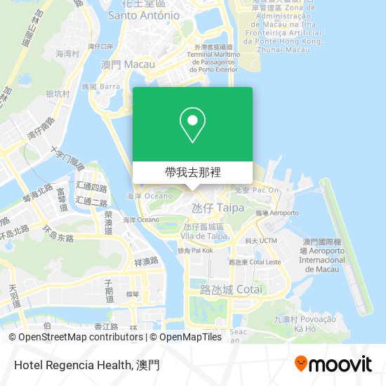 Hotel Regencia Health地圖