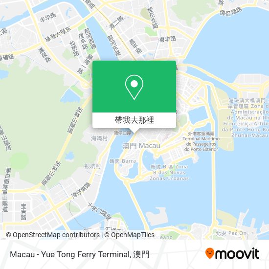 Macau - Yue Tong Ferry Terminal地圖