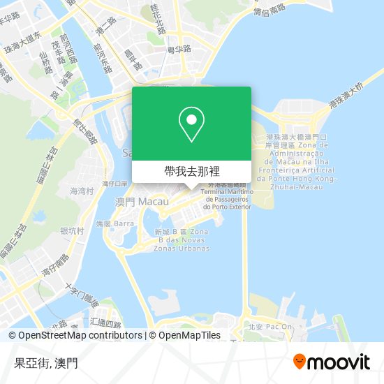 果亞街地圖