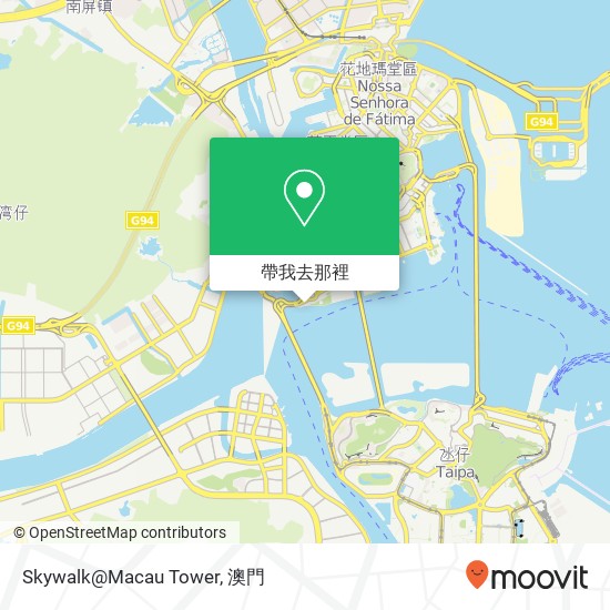 Skywalk@Macau Tower地圖