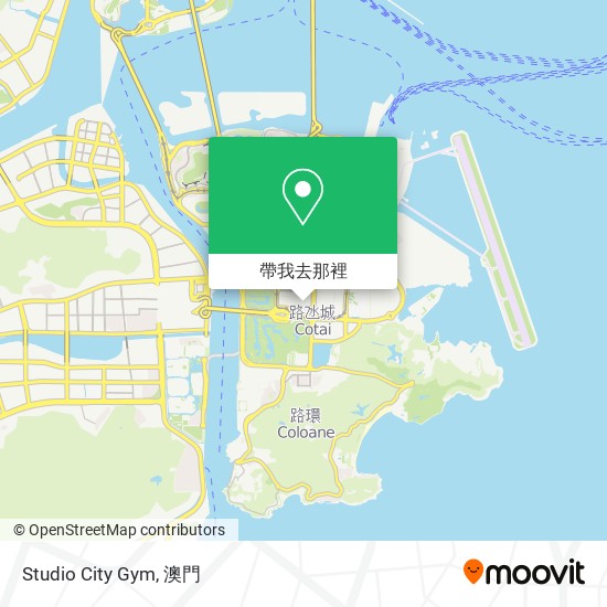 Studio City Gym地圖