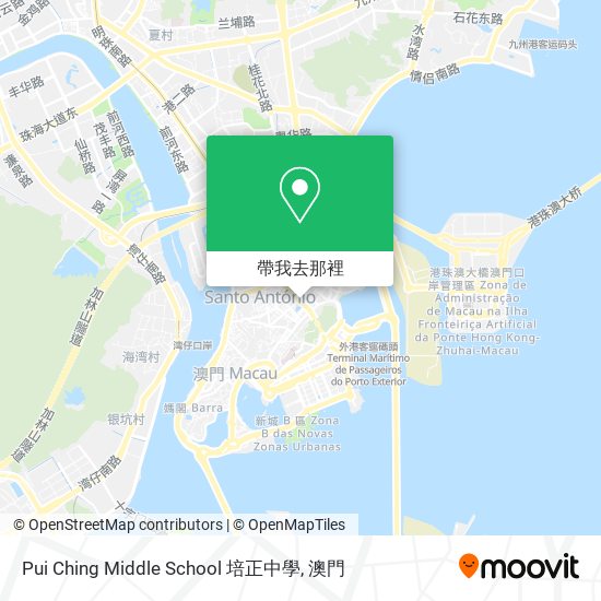 Pui Ching Middle School 培正中學地圖