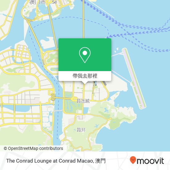 The Conrad Lounge at Conrad Macao地圖