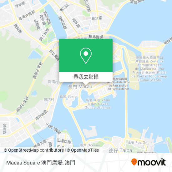 Macau Square 澳門廣場地圖