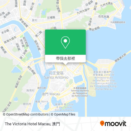 The Victoria Hotel Macau地圖