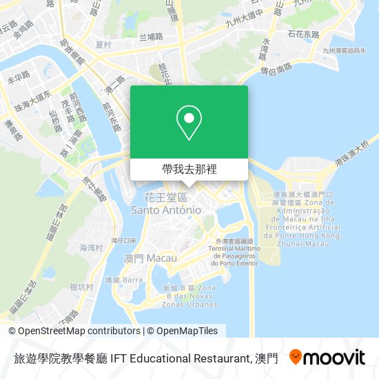 旅遊學院教學餐廳 IFT Educational Restaurant地圖