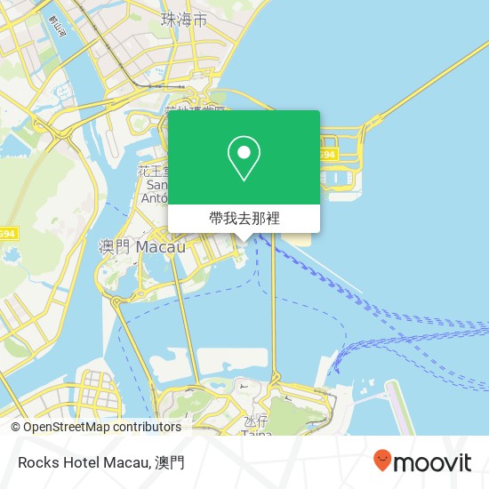 Rocks Hotel Macau地圖