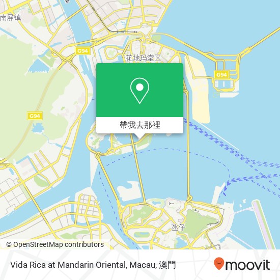 Vida Rica at Mandarin Oriental, Macau地圖