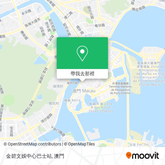 金碧文娛中心巴士站地圖