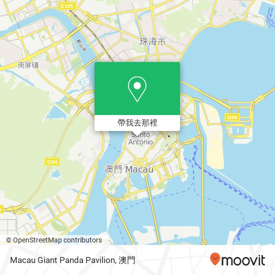 Macau Giant Panda Pavilion地圖
