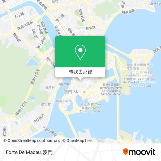 Forte De Macau地圖