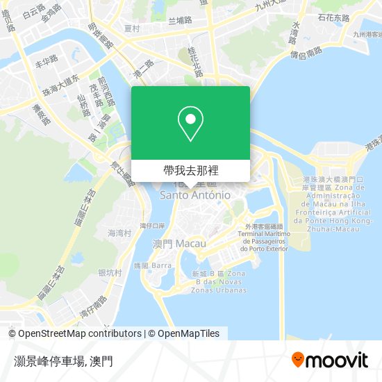 灝景峰停車場地圖