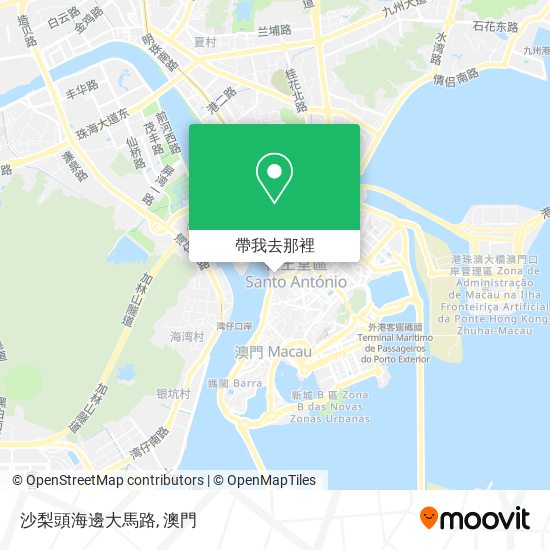 沙梨頭海邊大馬路地圖