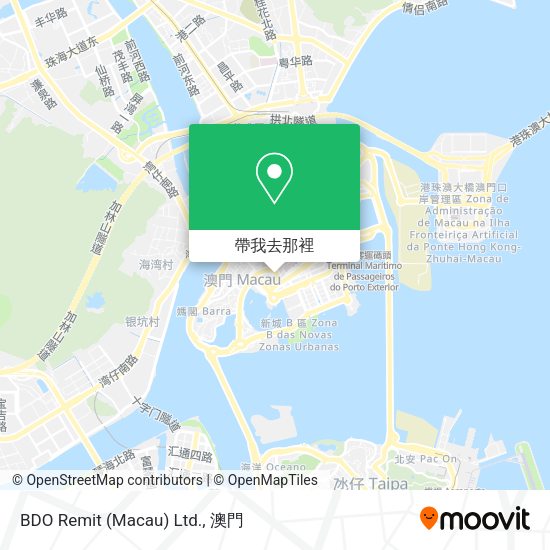 BDO Remit (Macau) Ltd.地圖