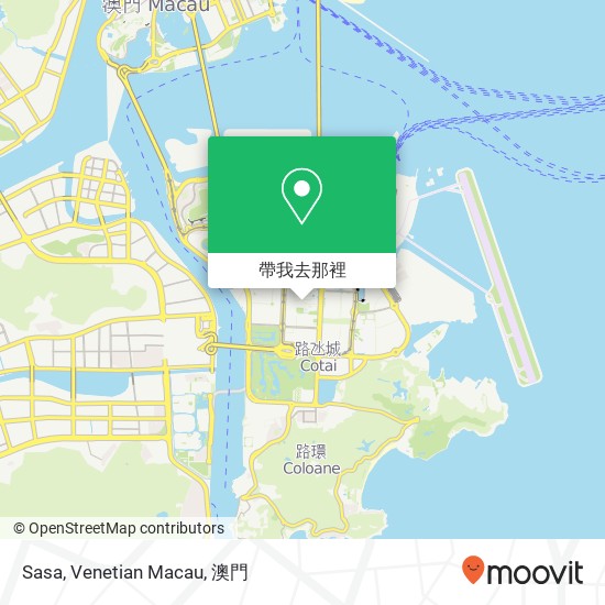 Sasa, Venetian Macau地圖