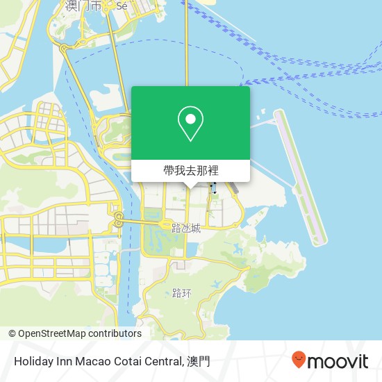 Holiday Inn Macao Cotai Central, 澳門地圖