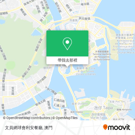 文員網球會利安餐廳地圖