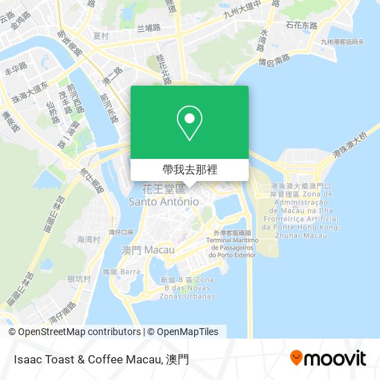 Isaac Toast & Coffee Macau地圖