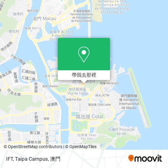 IFT, Taipa Campus地圖
