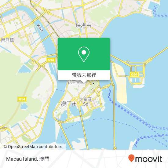 Macau Island地圖