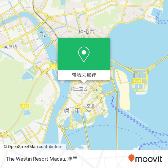 The Westin Resort Macau地圖