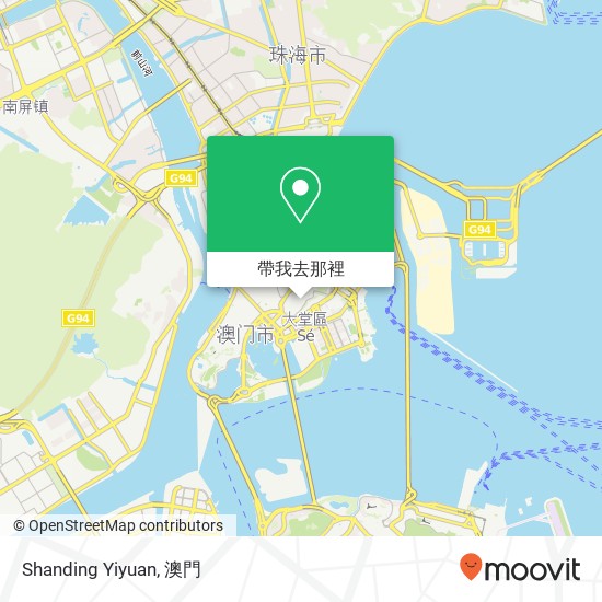 Shanding Yiyuan地圖