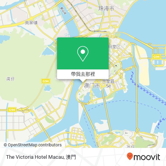 The Victoria Hotel Macau地圖