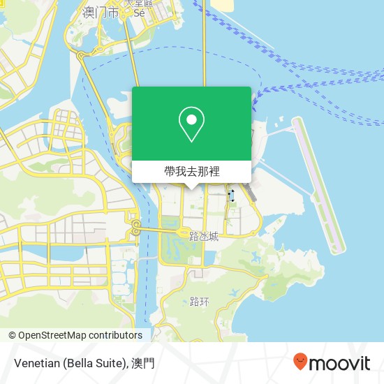 Venetian (Bella Suite)地圖