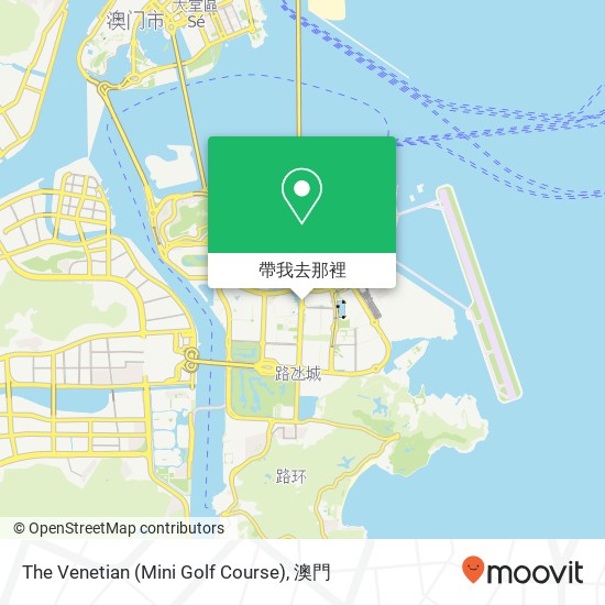 The Venetian (Mini Golf Course)地圖