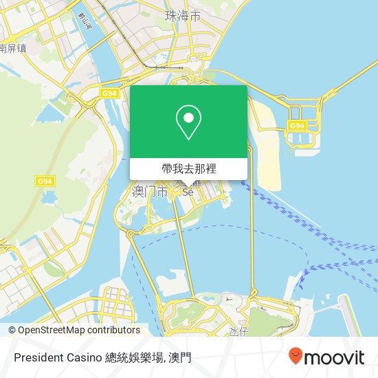 President Casino 總統娛樂場地圖