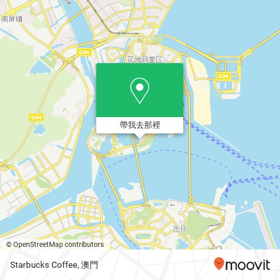Starbucks Coffee, Avenida de Sagres 102 Ao Men Ban Dao地圖