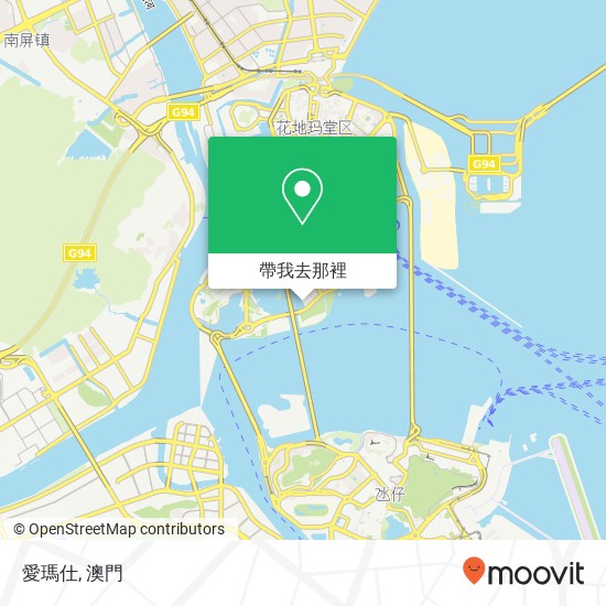 愛瑪仕, Sha Ge Si Da Ma Lu 102 Ao Men Ban Dao地圖