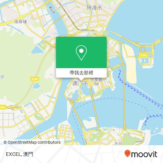EXCEL, Xi Wan Jie 223 Ao Men Ban Dao地圖