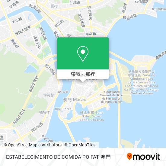ESTABELECIMENTO DE COMIDA PO FAT地圖
